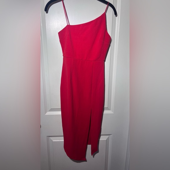 Princess Polly Aero Midi Dress (Red)Size 2. 90% polyester, 10% elastane - Picture 2 of 9